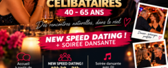 Soirée dansante célibataires + NEW SPEED DATING! 45-65 ans