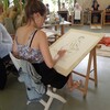 Séance de dessin  avec  modéle vivant