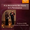 À la découverte des chants de la Renaissance ! 